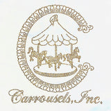 Carrousels Logo Short Sleeve Tee - Gold Rhinestone