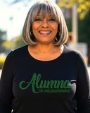 Links Alumna Rhinestone Long Sleeve Tee