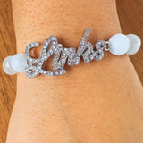 Links Script Letter Bracelets