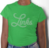 Links Script Rhinestone Tee