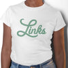 Links Script Rhinestone Tee