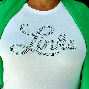 Links Rhinestone Tee