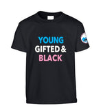Jack and Jill Young Gifted & Black Tee - Youth