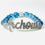 Archousa Crystal Script Bracelet