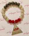 Delta Sigma Theta Delta Symbol Bracelet