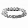 Silver Carrousels Script Bracelet