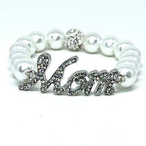 Jack and Jill Crystal Mom Bracelet