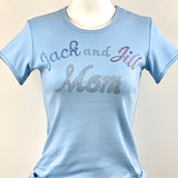 Jack and Jill Mom Rhinestone Short Sleeve Tee