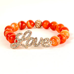 Love Bracelet - Orange