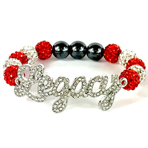 Delta Sigma Theta Crystal Legacy Bracelet