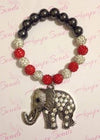 Delta Sigma Theta Elephant Bracelet