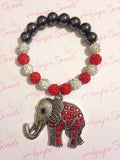 Delta Sigma Theta Elephant Bracelet