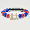 Jack and Jill Crystal Boy and Girl Bracelet
